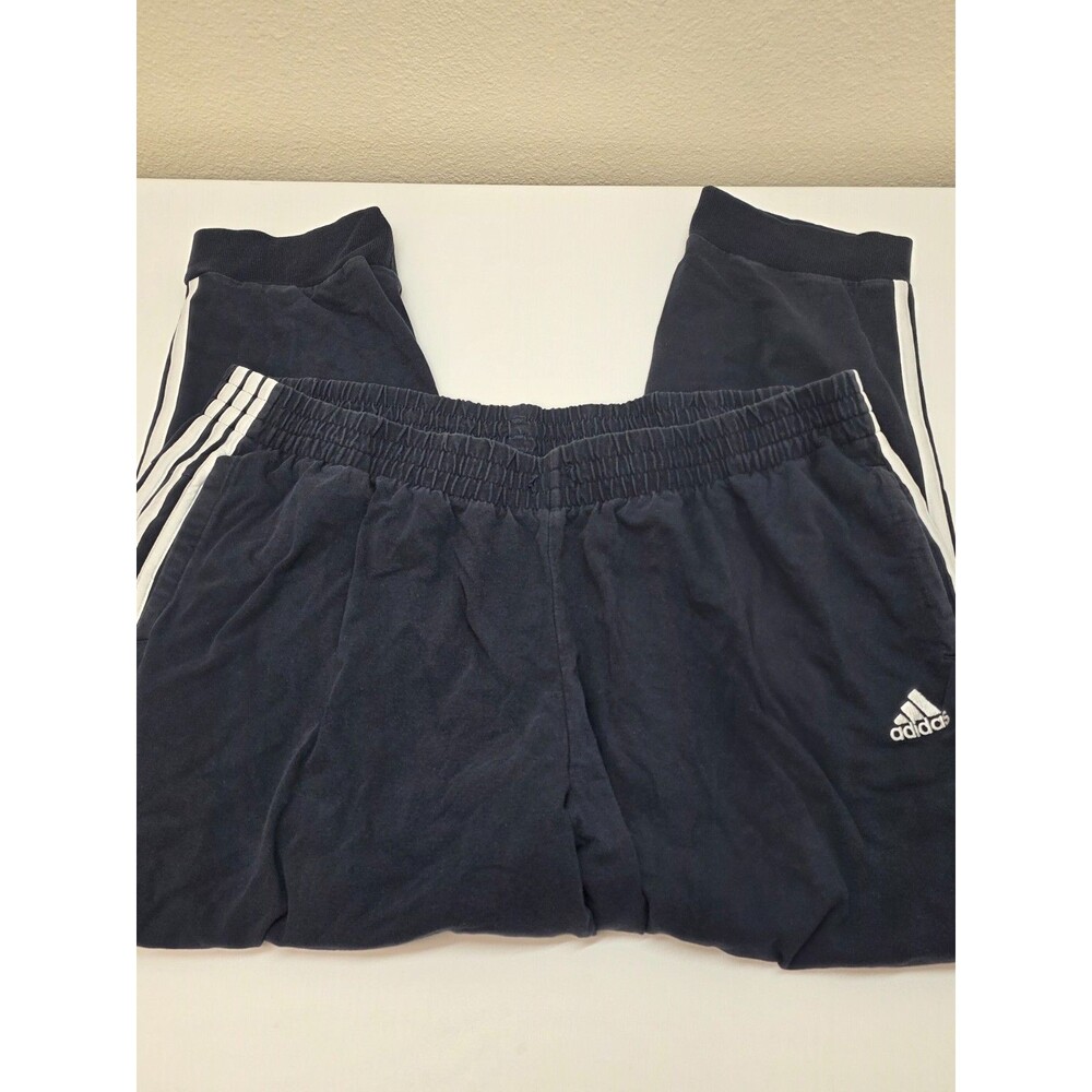 adidas Women's Essentials 3-Stripe Capri Joggers Size 3X Plus Black Sweatpants